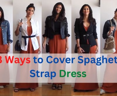 How to Cover Spaghetti Strap Dress